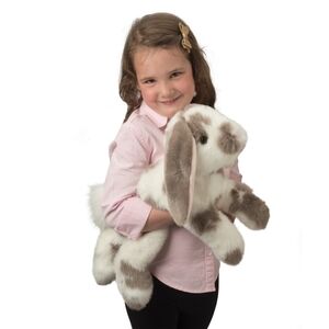 Douglas Ramsey Gray Spotted Bunny Plush Stuffed Animal Toy